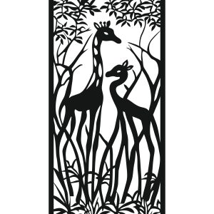 dekoracyjny metalowy panel ogrodowy