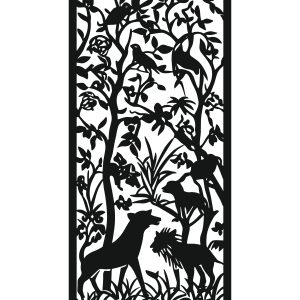 dekoracyjny panel ogrodowy corten