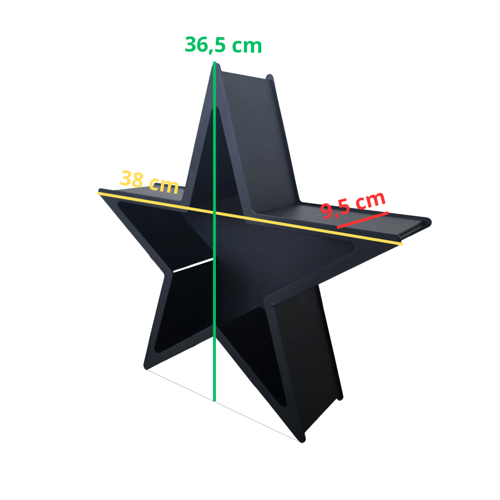 Wymiary najmniejszej gwiazdy na boże narodzenie