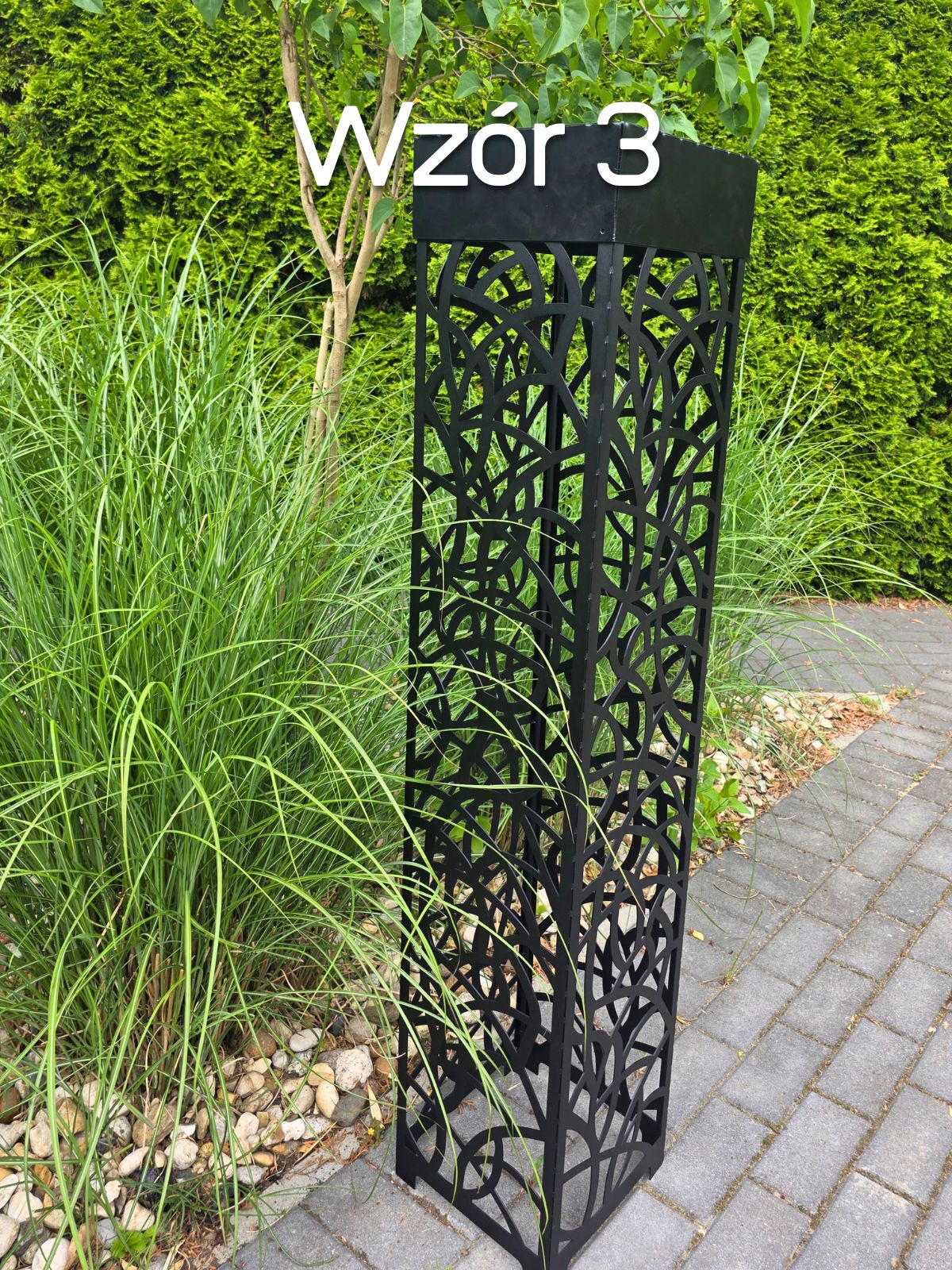 WZÓR 3. Lampa niesolarna na taras i do ogrodu z możliwością mocowania do podłoża