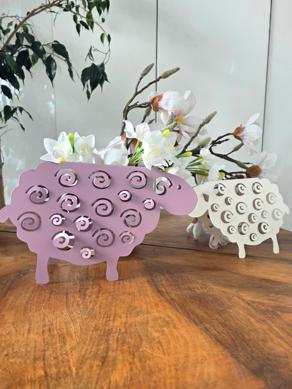 dekoracyjny zestaw barana z owcą