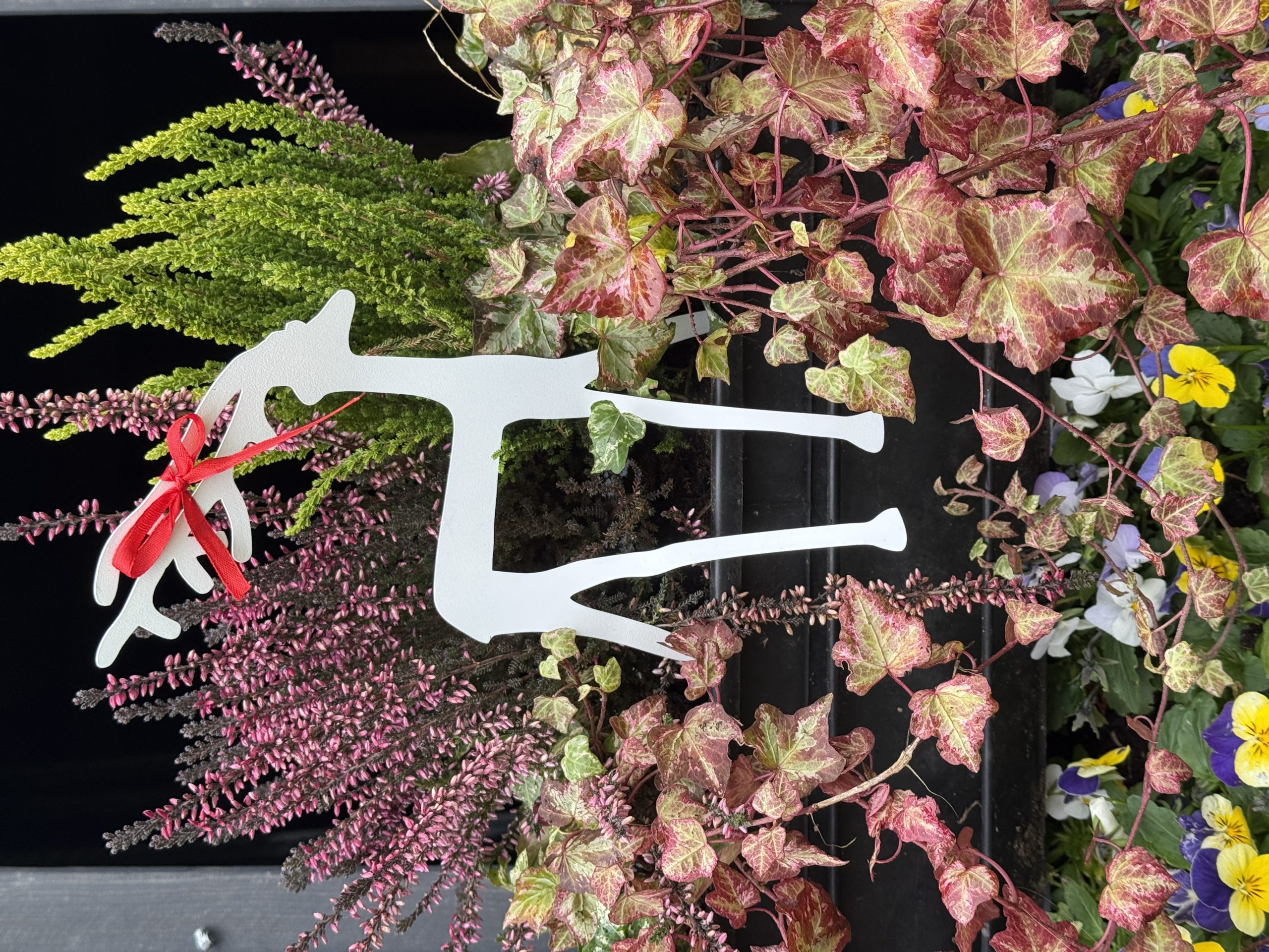 Ozdoba świąteczna Renifer do domu. Dekoracja do stroika, girlandy, na parapet i do wielu innych aranżacji na Boże Narodzenie - obrazek 8